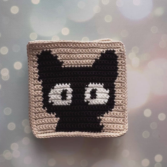 Cats Squares for--Blancket-Cardigan-Bags--Crochet Pattern