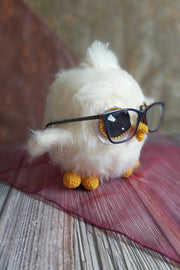 Fluffy Owly Pie Eyeglesses Holder Crochet Pattern