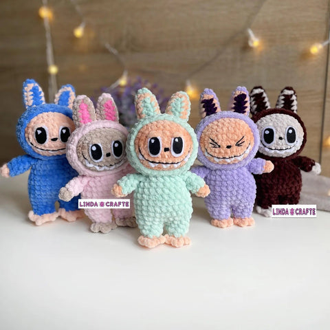 Labubu Amigurumi CROCHET PATTERN