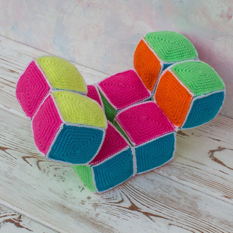Rubik's cube Crochet Pattern