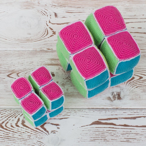 Rubik's cube Crochet Pattern